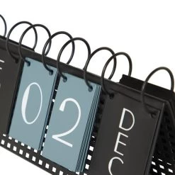 Dunelm Smart Industrial Calendar Block -Decorative Discount Store 30796403 alt04