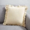 Dunelm Frilled Stripe Cushion Cover