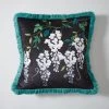 Dunelm Wysteria Velour Cushion