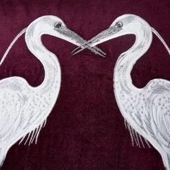 Dunelm Heron Plum Cushion -Decorative Discount Store 30796415 alt03