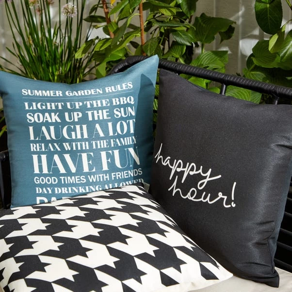 Dunelm Smart Pack Of 3 Indoor Outdoor Cushion Covers 2 Dunelm Smart Pack Of 3 Indoor Outdoor Cushion Covers - Image 2