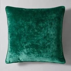 Dunelm Crushed Velour Cushion
