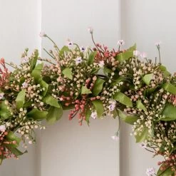 Dunelm Gypsophila Wreath Pink 35cm -Decorative Discount Store 30796535 alt02