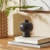 Dunelm Black 10cm Vase