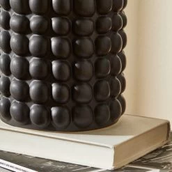 Dunelm Black 20cm Bubble Vase 5 Dunelm Black 20cm Bubble Vase -Decorative Discount Store 30796620 alt01