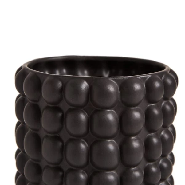 Dunelm Black 20cm Bubble Vase 4 Dunelm Black 20cm Bubble Vase - Image 4