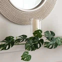 Dunelm Variagated Monstera Garland 135cm -Decorative Discount Store 30796686 alt01