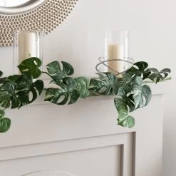 Dunelm Variagated Monstera Garland 135cm -Decorative Discount Store 30796686 alt03