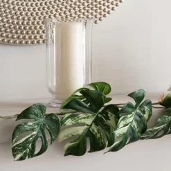 Dunelm Variegated Monstera Garland 110cm -Decorative Discount Store 30796691 alt03