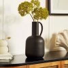 Dunelm Bottle Shaped Vase 30cm Black