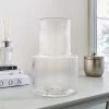 Dunelm Glass Vase Bubble 25cm Clear
