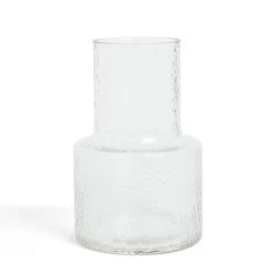 Dunelm Glass Vase Bubble 25cm Clear -Decorative Discount Store 30796776 alt02