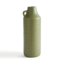 Dunelm Ceramic Vase 38cm Olive -Decorative Discount Store 30796784 alt03