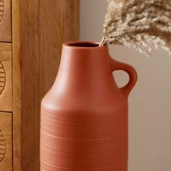 Dunelm Ceramic Vase 58cm Butterscotch -Decorative Discount Store 30796790 alt01