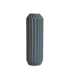 Dunelm Fluted Vase 25cm Pacific -Decorative Discount Store 30796793 alt02
