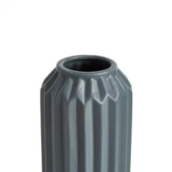 Dunelm Fluted Vase 25cm Pacific -Decorative Discount Store 30796793 alt03