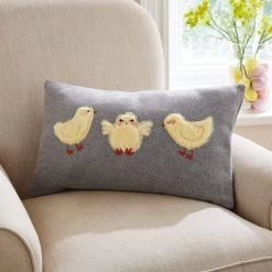 Dunelm Easter Chick Cushion 30x50