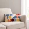 Dunelm Circuit Embroidered Cushion