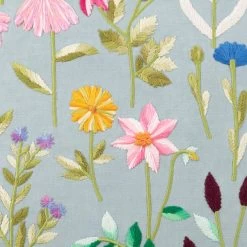 Dunelm Embroidered Floral Meadow Cushion -Decorative Discount Store 30797317 alt03