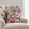 Dunelm Kinsley Floral Pink Cushion