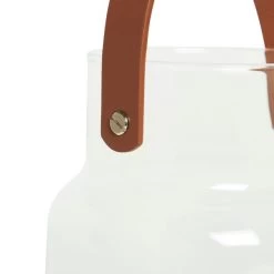 Dunelm Faux Leather Handled Lantern 16.5cm -Decorative Discount Store 30797988 alt03