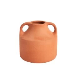 Dunelm Ceramic Vase Terracotta 12cm -Decorative Discount Store 30797990 alt02