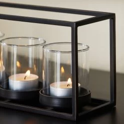 Dunelm London 5 Tealight Holder 4 Dunelm London 5 Tealight Holder -Decorative Discount Store 30798063 alt01