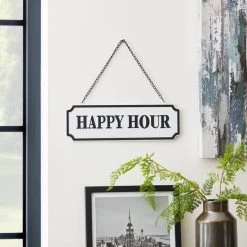 Dunelm Smart Industrial Dual Sided Hanging Sign -Decorative Discount Store 30798244 alt01