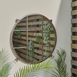 Dunelm Indoor Outdoor Listera Mirror, 70cm