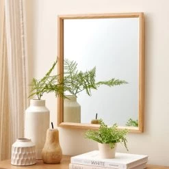 Dunelm Ashwood Framed Wall Mirror 60cm X 50cm