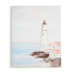 Dunelm Lighthouse Canvas 40cm X 50cm -Decorative Discount Store 30799099 alt02