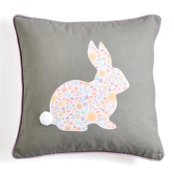 Dunelm Easter Bunny Printed Cushion 43x43 3 Dunelm Easter Bunny Printed Cushion 43x43 - Image 3