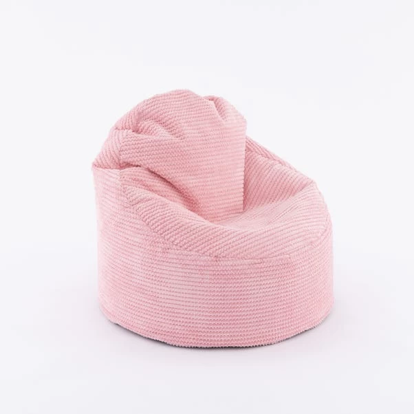 Dunelm Kids Jenson Beanbag Chair Pink 2 Dunelm Kids Jenson Beanbag Chair Pink - Image 2