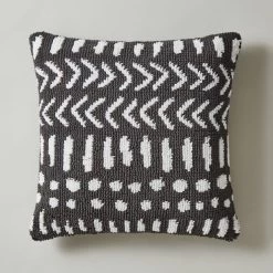 Dunelm Circular Knit Arrows Cushion -Decorative Discount Store 30801256 alt02