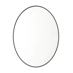 Dunelm Black Oval Mirror 44cm X 60cm -Decorative Discount Store 30802736 alt02