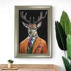 Dunelm Gentleman Stag Framed Print