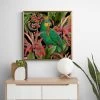 Dunelm Parrot King II Framed Print