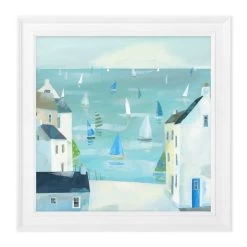 Dunelm House With Blue Door I Framed Print -Decorative Discount Store 30808376 alt01