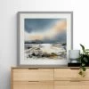 Dunelm On The Water At Dusk Framed Print