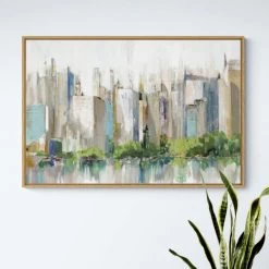 Dunelm City Reflections Framed Print
