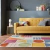 Dunelm Hex Geometric Wool Rug