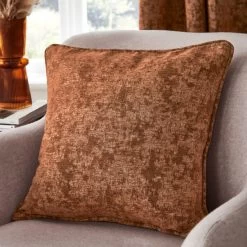 Dunelm Mottled Chenille Cushion