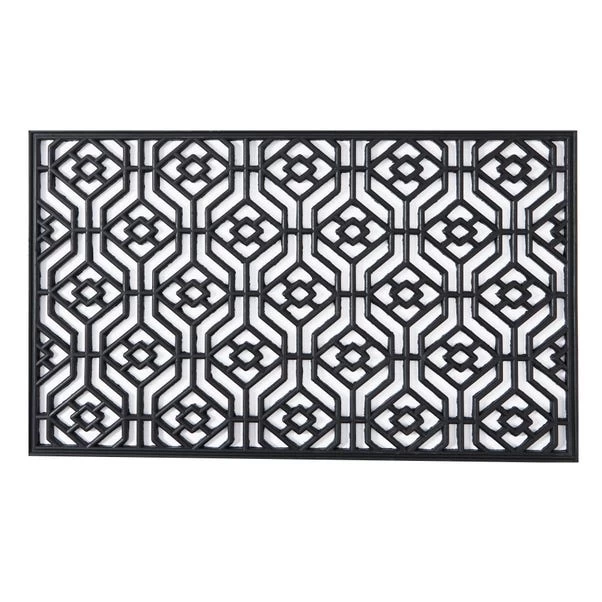 Dunelm Geo Rubber Doormat 2 Dunelm Geo Rubber Doormat - Image 2