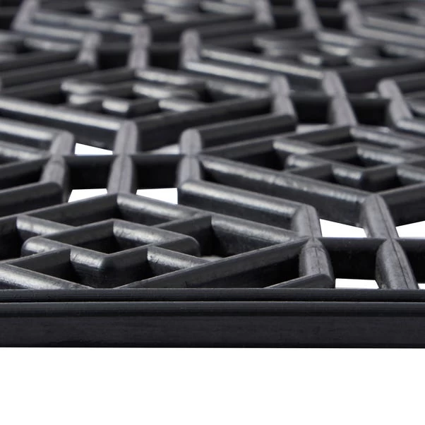 Dunelm Geo Rubber Doormat 3 Dunelm Geo Rubber Doormat - Image 3